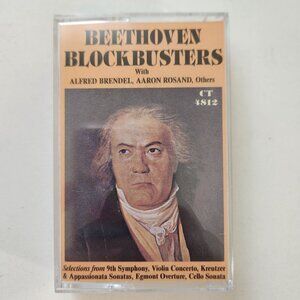 Beethoven Blockbusters Cassette Tape CT 4812 With Alfred Brendel & Aaron Rosand